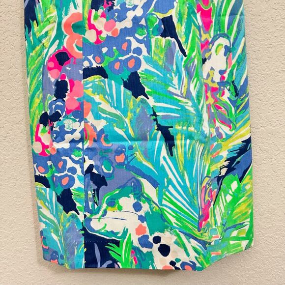 LILLY PULITZER Largo Shift Dress Multicolor Palm Leaves Tropical NWT - Picture 6 of 12